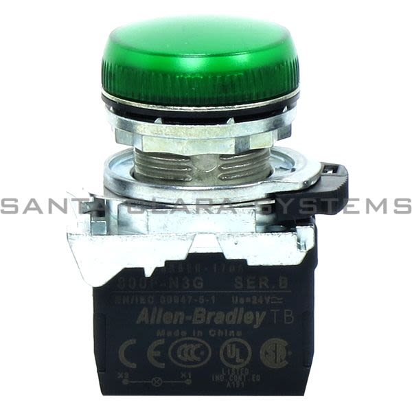 Allen Bradley 800FM-P3MN3G Pilot Light Product Image