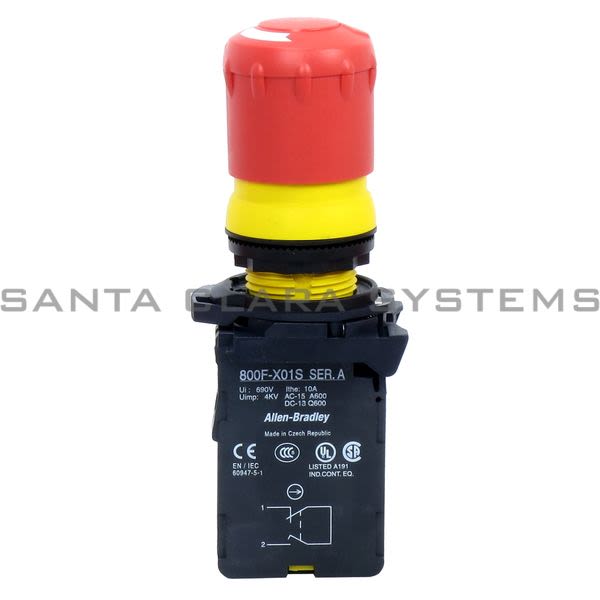 Allen Bradley 800FP-MT34PX01S Push Button Product Image