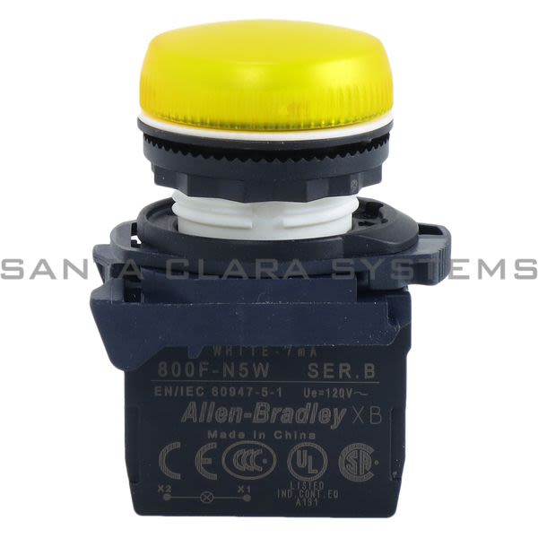 Allen Bradley 800FP-P5PN5W Pilot Light Product Image
