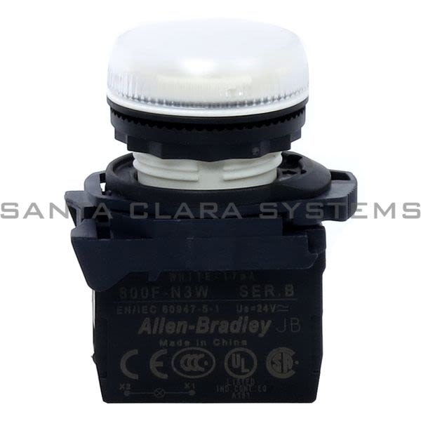 Allen Bradley 800FP-P7PN3W Pilot Light Product Image