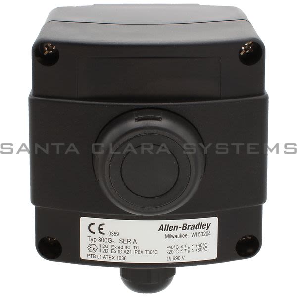 Allen Bradley 800G-1F2A3 Assembled Push Button Station Product Image