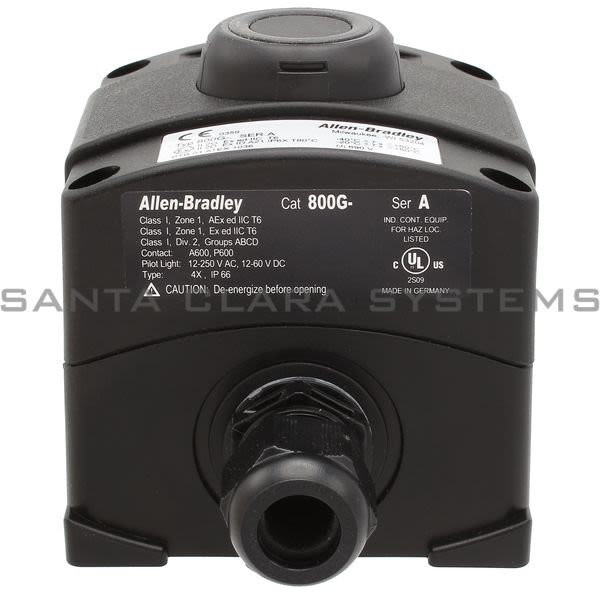 Allen Bradley 800G-1F2A3 Assembled Push Button Station Product Image