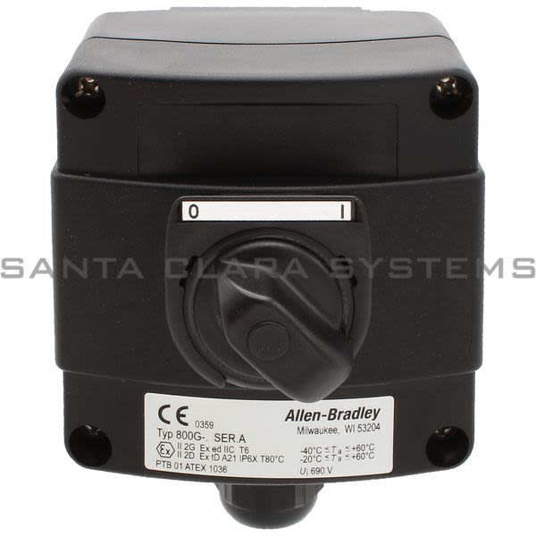 Allen Bradley 800G-1HMA3 Assembled Push Button Station Product Image