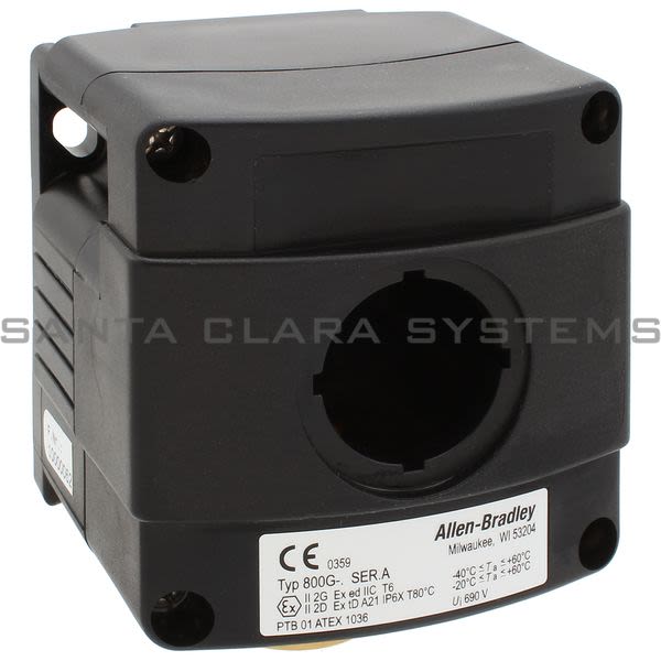 Allen Bradley 800G-1P2 Push Button Enclosure Product Image