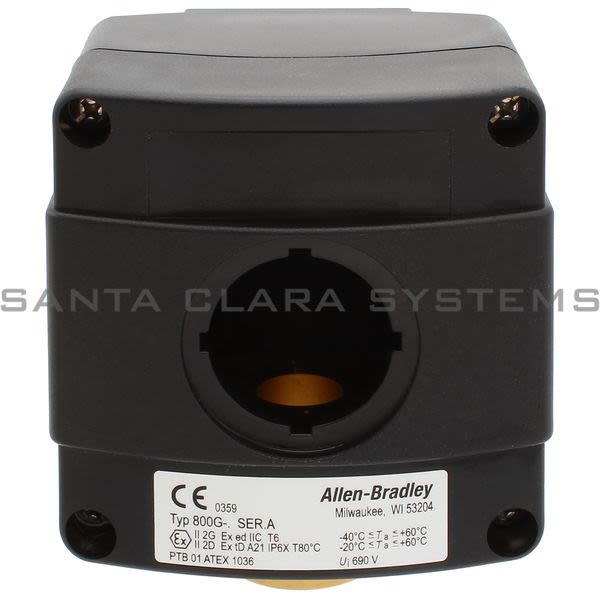 Allen Bradley 800G-1P2 Push Button Enclosure Product Image