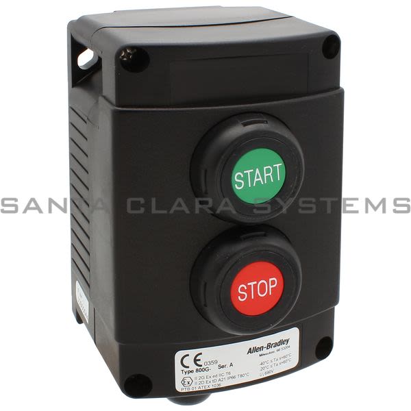 Allen Bradley 800G-2FAAFBA3 Assembled Pushbutton Station Product Image