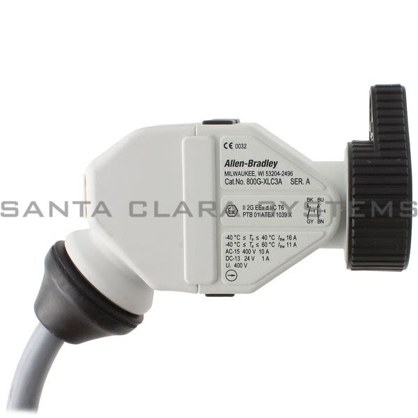 Allen Bradley 800G-XLC3A Back of Panel Component Product Image