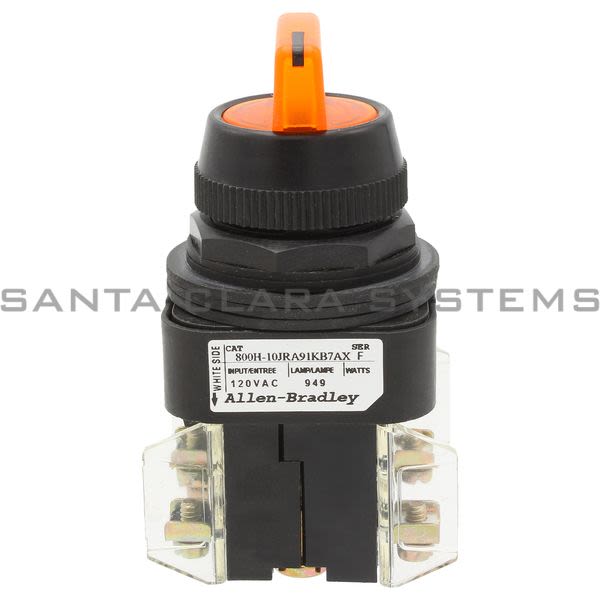 Allen Bradley 800H-10JRA91KB7AX Selector Switch Product Image