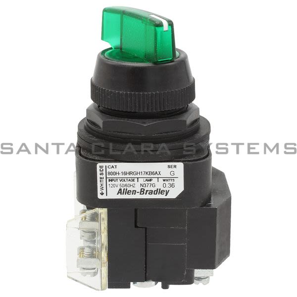 Allen Bradley 800H-16HRGH17KB6AX Illum Selector Switch 2 Pos Product Image