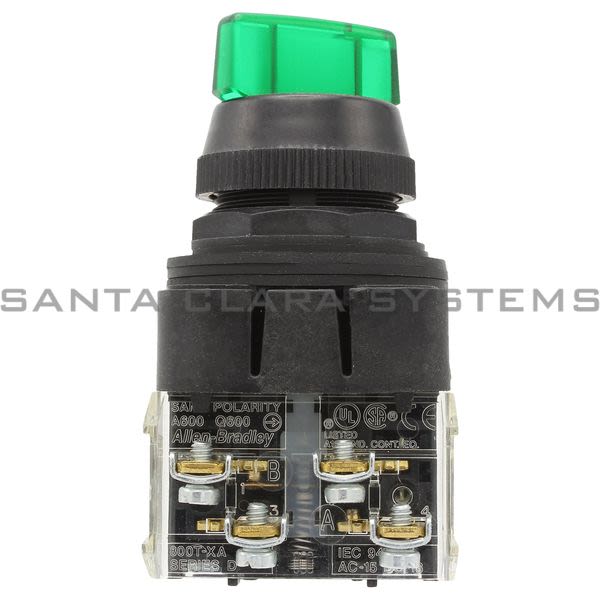 Allen Bradley 800H-16HRGH2KB6AX Pushbutton Switch Product Image