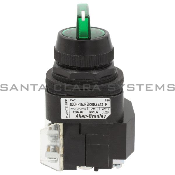 Allen Bradley 800H-16JRGH20KB7AX Selector Switch Product Image