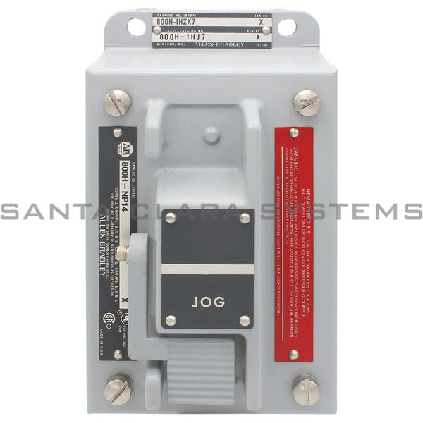 Allen Bradley 800H-1HJ7 Assembled Pushbutton Station Product Image