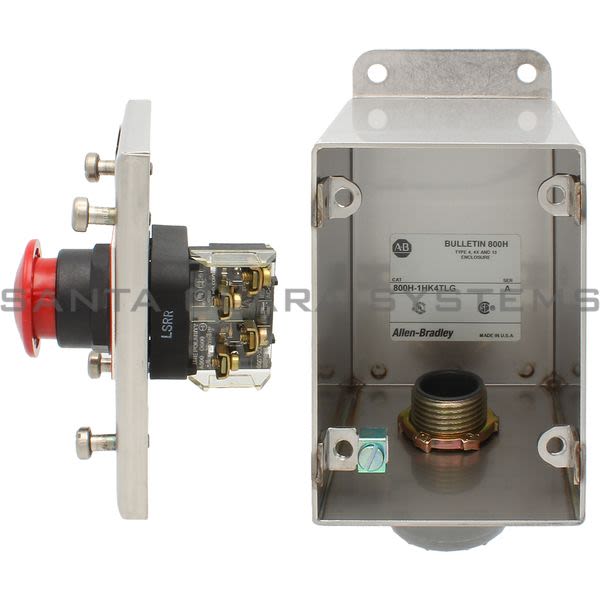 Allen Bradley 800H-1HK4TLG Pushbutton Station Product Image