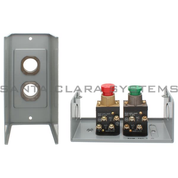 Allen Bradley 800H-2HA Assembled Pushbutton Station Product Image