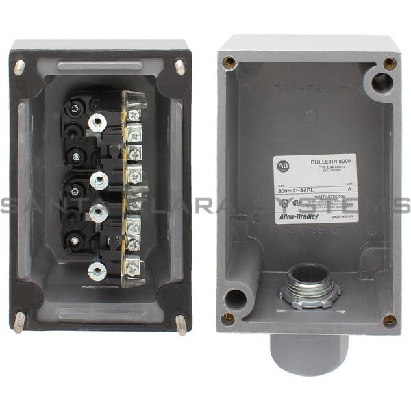 Allen Bradley 800H-2HA4RL Pushbutton Station Product Image