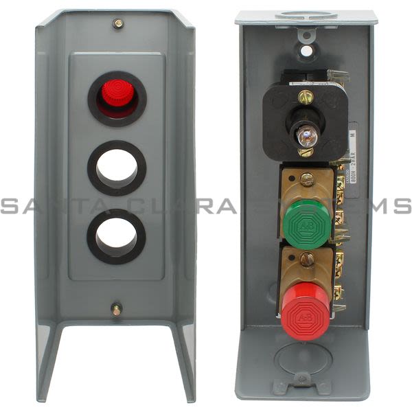 Allen Bradley 800H-2HAR Assembled Pushbutton Station Product Image