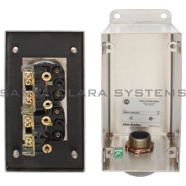 Allen Bradley 800H-2HX4TL Assembled Pushbutton Station Product Image