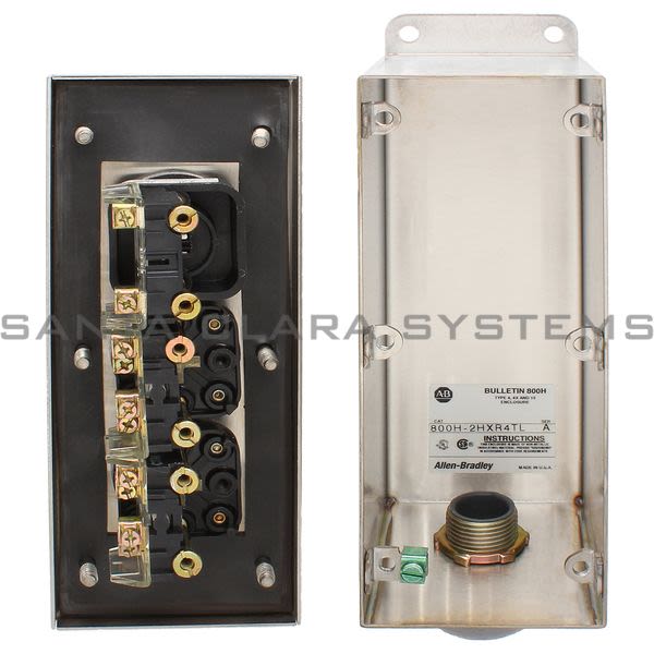Allen Bradley 800H-2HXR4TL Assembled Pushbutton Station Product Image