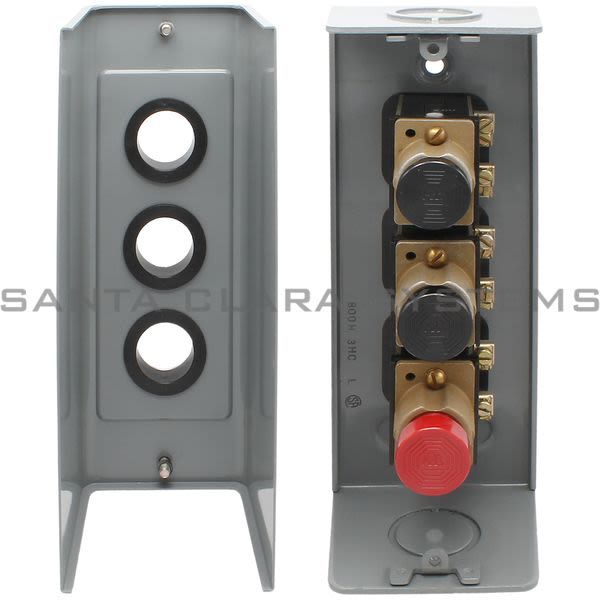 Allen Bradley 800H-3HC Heavy-Duty Pushbutton Station Product Image