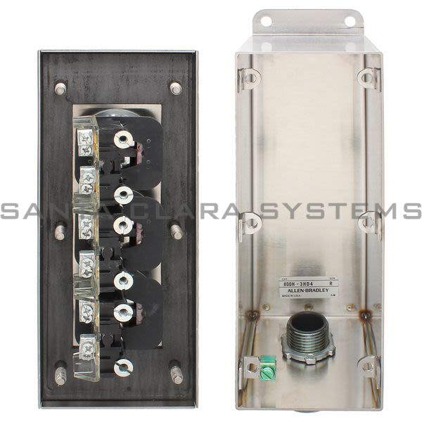 Allen Bradley 800H-3HD4 Assembled Pushbutton Station Product Image