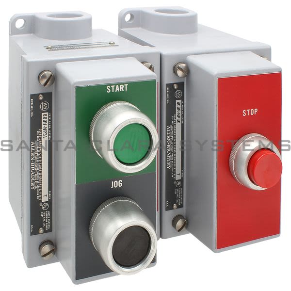 Allen Bradley 800H-3HG7P Assembled Pushbutton Station Product Image