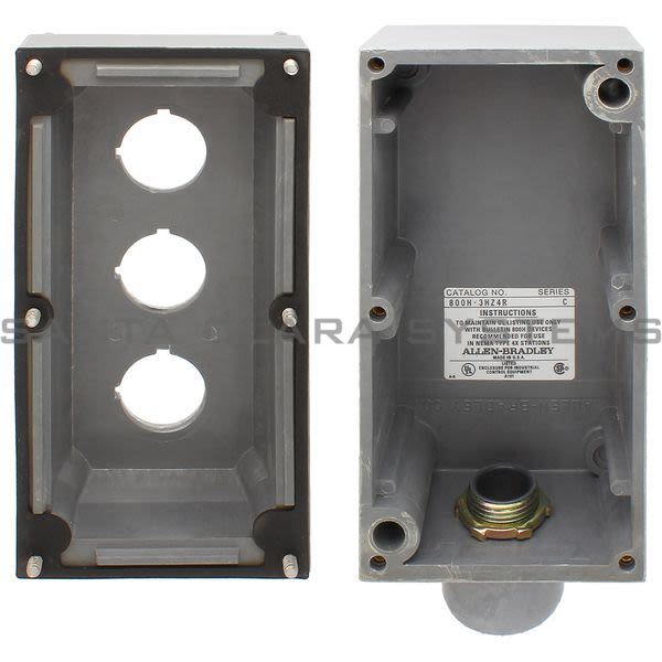 Allen Bradley 800H-3HZ4R Pushbutton Enclosure Product Image