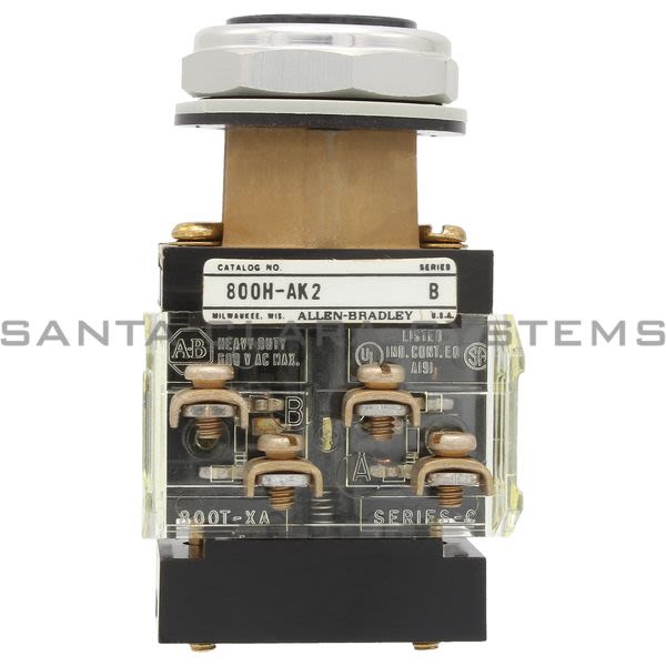 Allen Bradley 800H-AK2A Pushbutton Switch Product Image