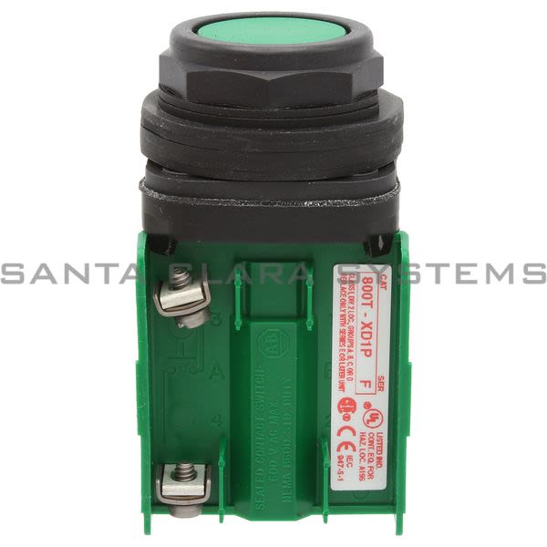 Allen Bradley 800H-AR1D1P Pushbutton Product Image