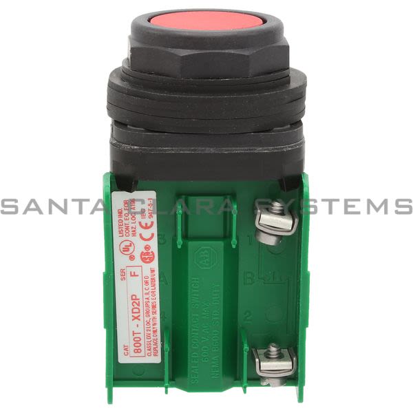 Allen Bradley 800H-AR6D2P Pushbutton Product Image
