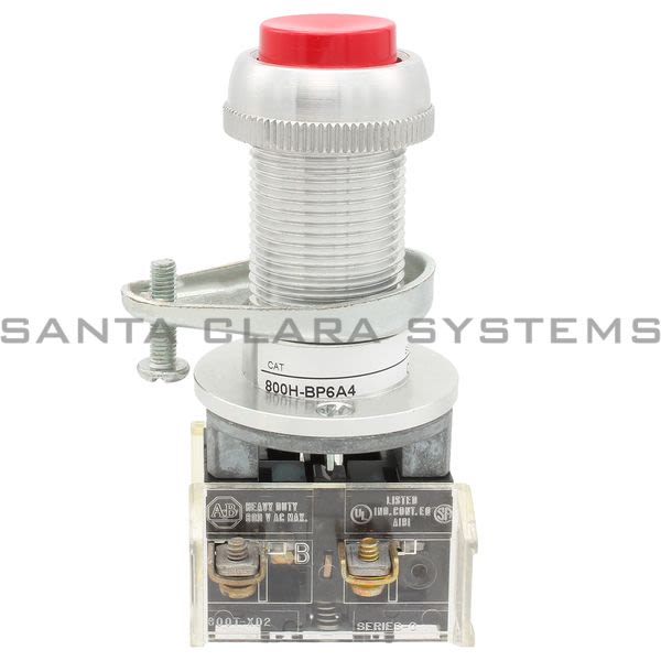 Allen Bradley 800H-BP6A4 Pushbutton Switch | Heavy Duty Product Image