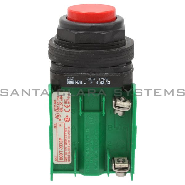 Allen Bradley 800H-BR6D2P Pushbutton Product Image