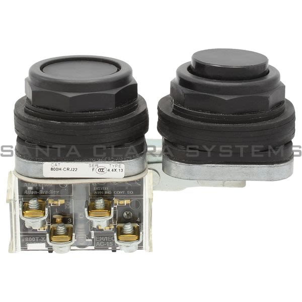 Allen Bradley 800H-CRJ22A Maintained Bootless Push Button Product Image