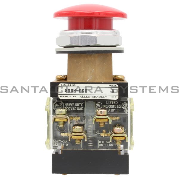 Allen Bradley 800H-DK6A Pushbutton Switch Product Image