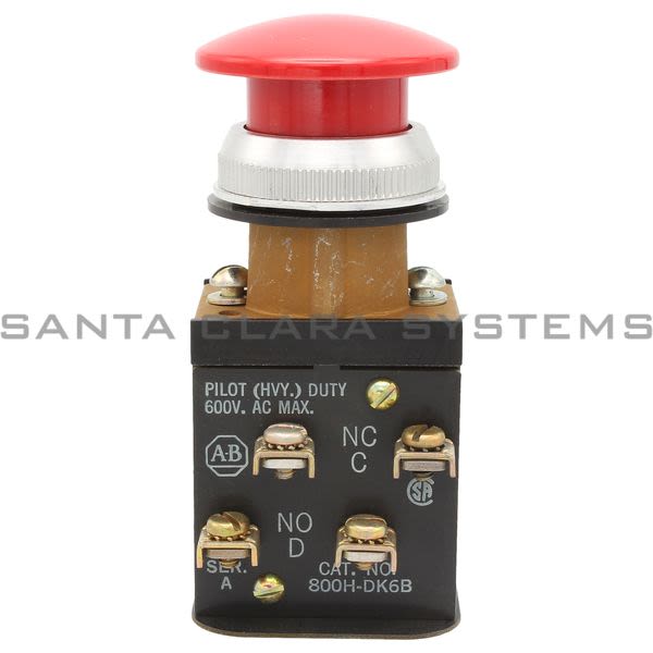Allen Bradley 800H-DK6B Pushbutton Switch Product Image