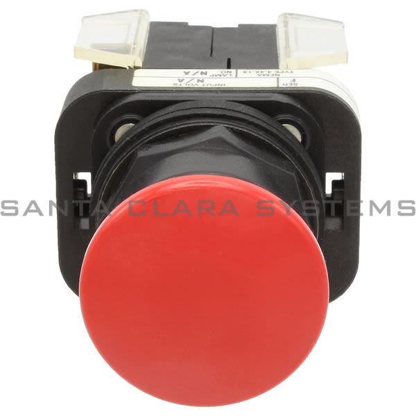 Allen Bradley 800H-DR6A4 Bootless Mushroom Head | Red Cap | 2 NC Product Image