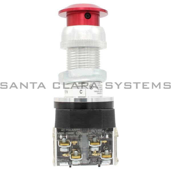 Allen Bradley 800H-FPX6A Push Button 2 Pos Push-Pull Red Cap Product Image
