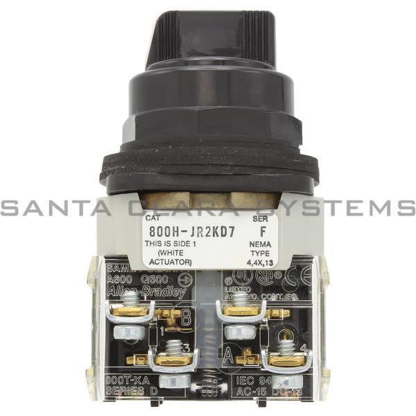 Allen Bradley 800H-JR2KD7B Selector Switch Product Image