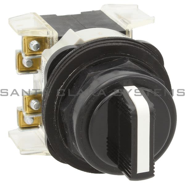 Allen Bradley 800H-JR2KU7AAXX 3 Pos Maint Black Std Knob Product Image