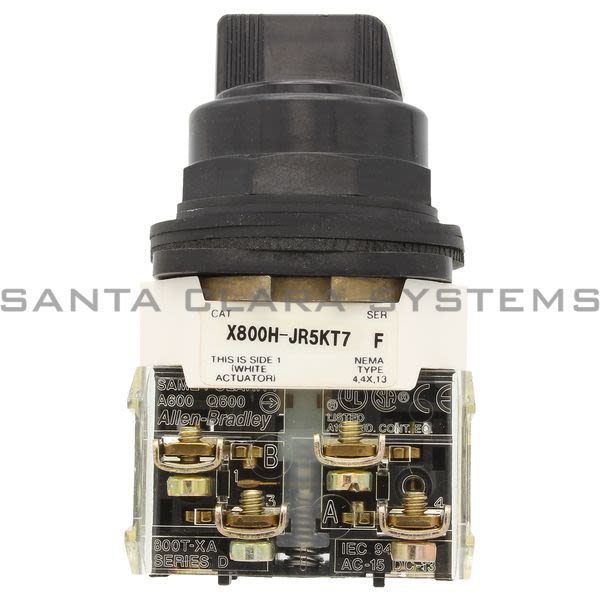 Allen Bradley 800H-JR5KT7B Selector Switch Product Image
