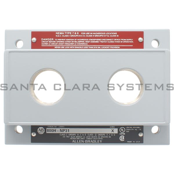 Allen Bradley 800H-NP31 Cast Aluminum Cover Product Image