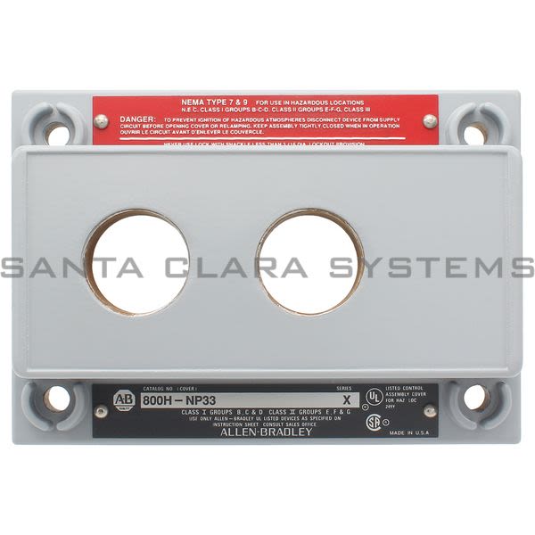 Allen Bradley 800H-NP33 Selector Switch Enclosure Product Image