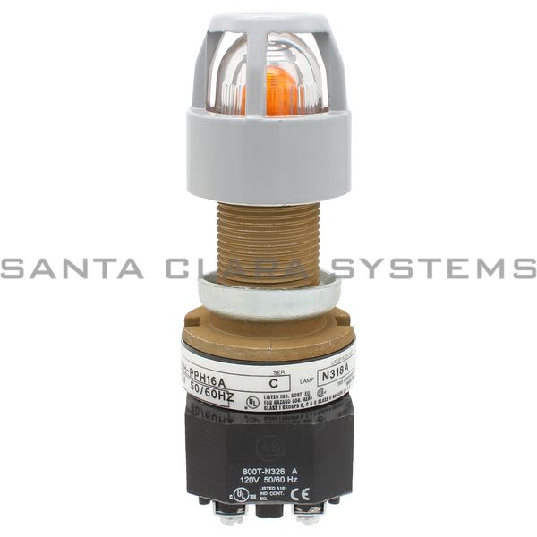 Allen Bradley 800H-PPH16A Pilot Light Product Image