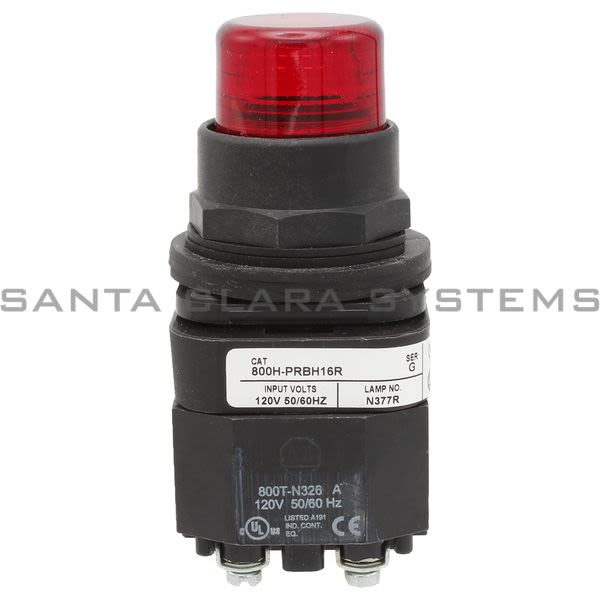 Allen Bradley 800H-PRBH16R Illuminated Pushbutton Product Image