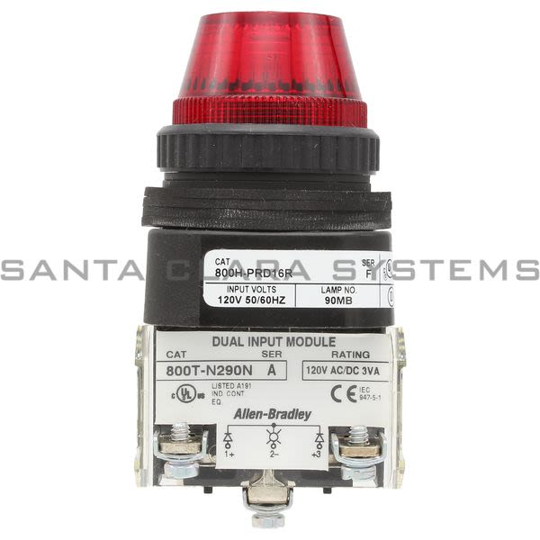 Allen Bradley 800H-PRD16R Pilot Light Product Image
