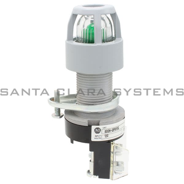 Allen Bradley 800H-QPH10G Pilot Light Product Image