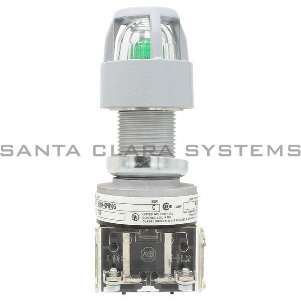 Allen Bradley 800H-QPH10G Pilot Light Product Image