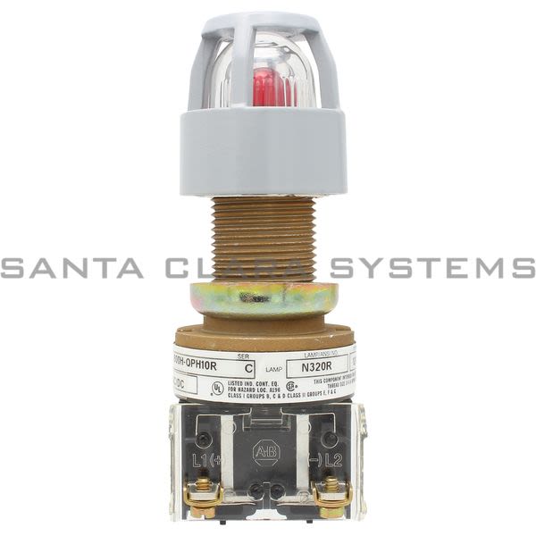 Allen Bradley 800H-QPH10R Pilot Light Product Image
