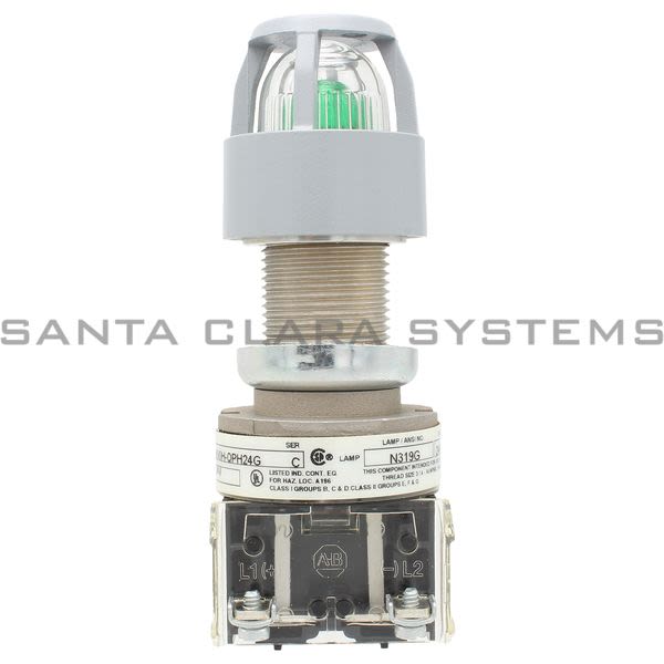 Allen Bradley 800H-QPH24G Pilot Light Product Image