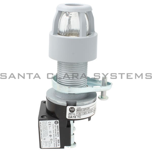 Allen Bradley 800H-QPH2M Pilot Light Assembly Product Image