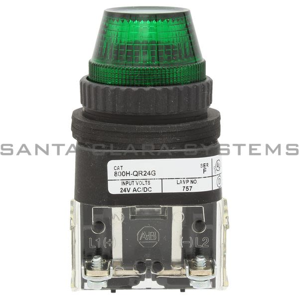 Allen Bradley 800H-QR24G Pilot Light Product Image